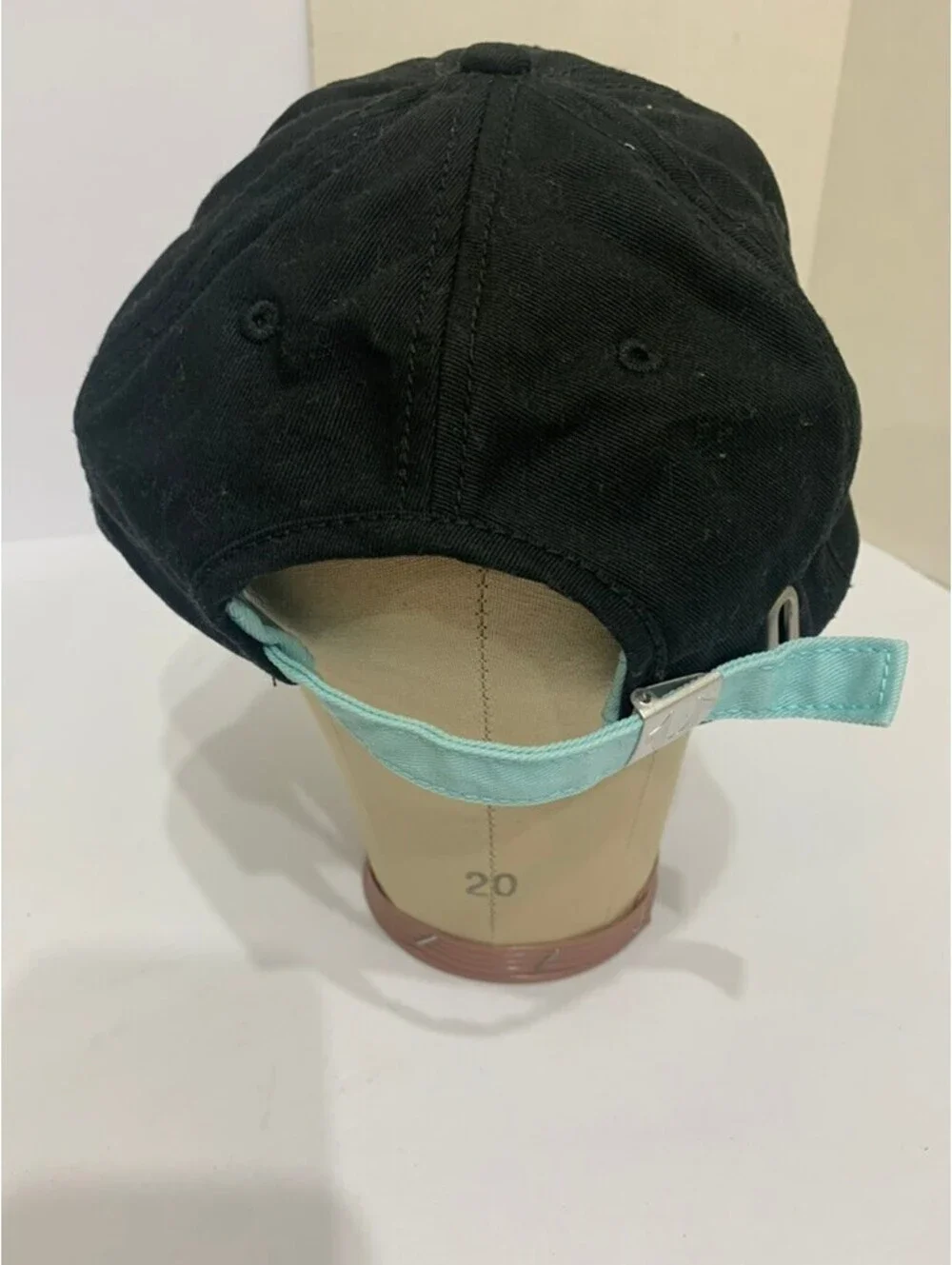 True Religion Black Tie Dye Horseshoe Baseball Cap Hat Adjustable Cotton